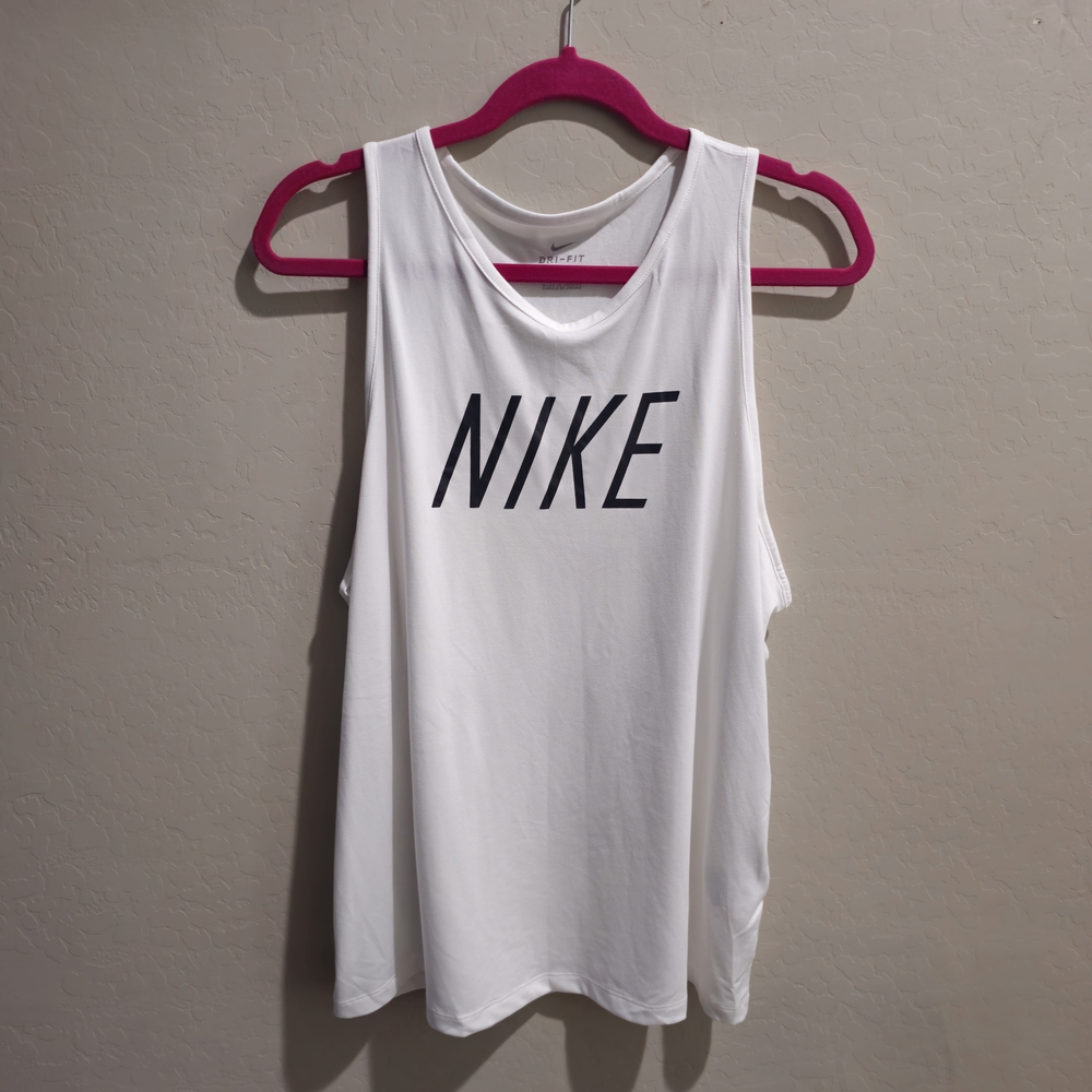 Nike Women's White Muscle Tee